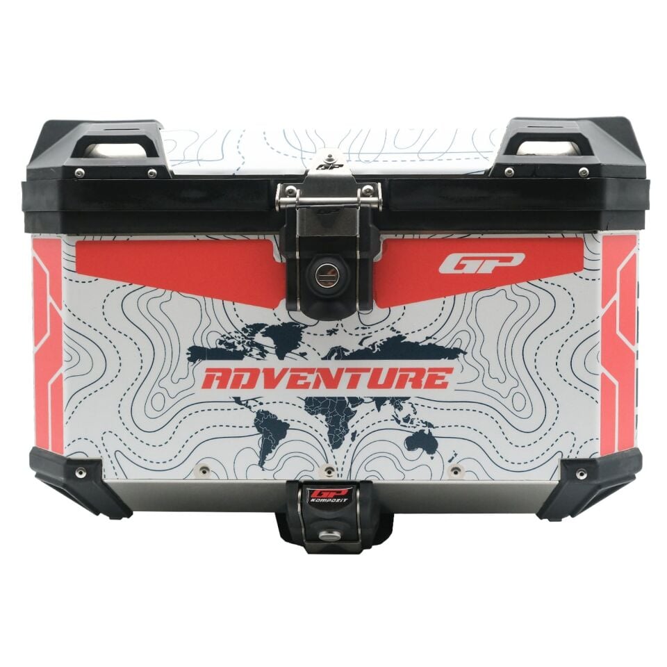 GP Kompozit DSN09 Universal 45 lt Desenli Alüminyum Motosiklet Çantası