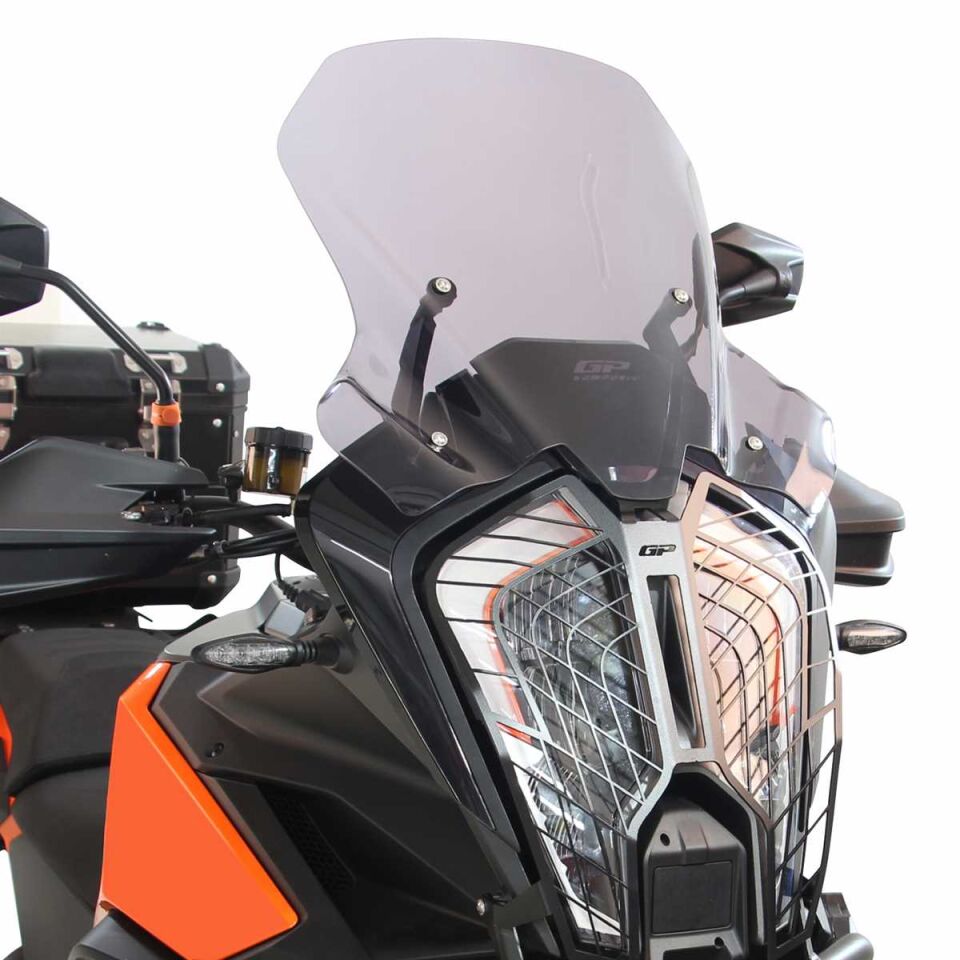 GP Kompozit KTM 1290 Super Adventure 2021-2024 Uyumlu Ön Cam Şeffaf