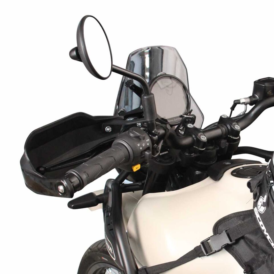GP Kompozit Royal Enfield Himalayan 2024 Uyumlu Plastik Elcik Koruma Siyah