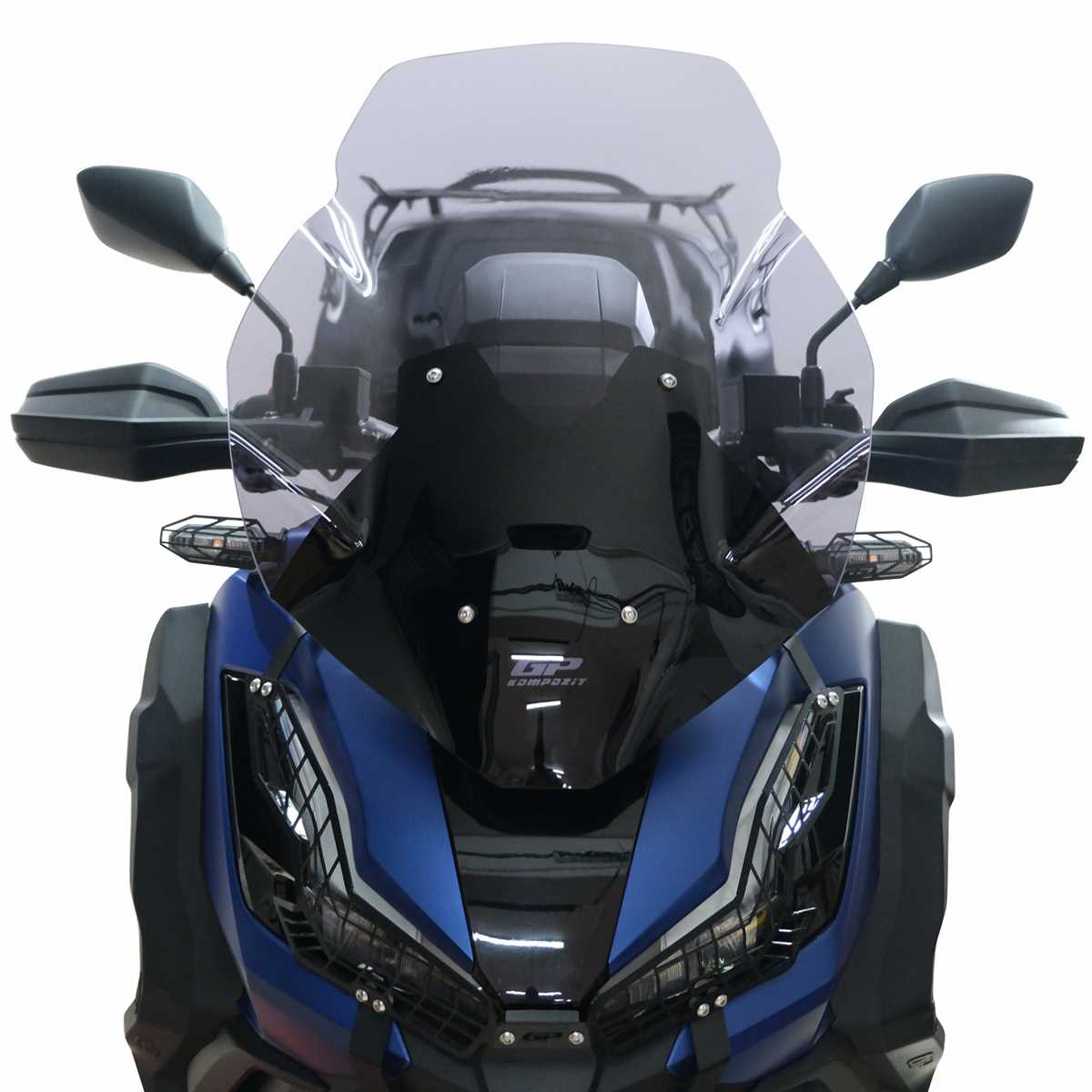 GP Kompozit Honda ADV 350 2023-2025 Uyumlu Baskılı Ön Cam Füme