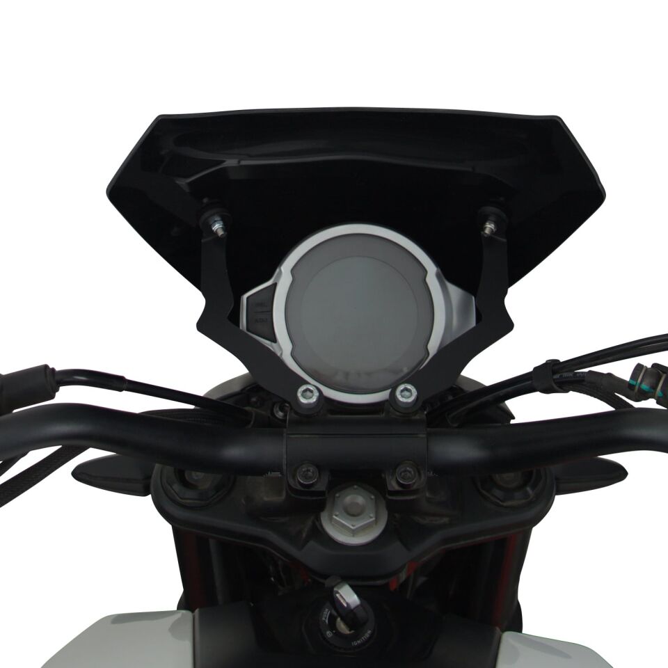 GP Kompozit CF Moto 250 CL-X 2022-2026 Uyumlu Kısa Ön Cam Siyah