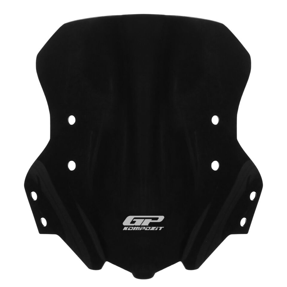 GP Kompozit Benelli TRK 502 / 502X 2018-2023 Uyumlu Ön Cam Siyah