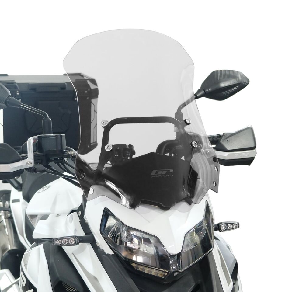 GP Kompozit Benelli TRK 502 / 502X 2018-2023 Uyumlu Ön Tur Camı Şeffaf