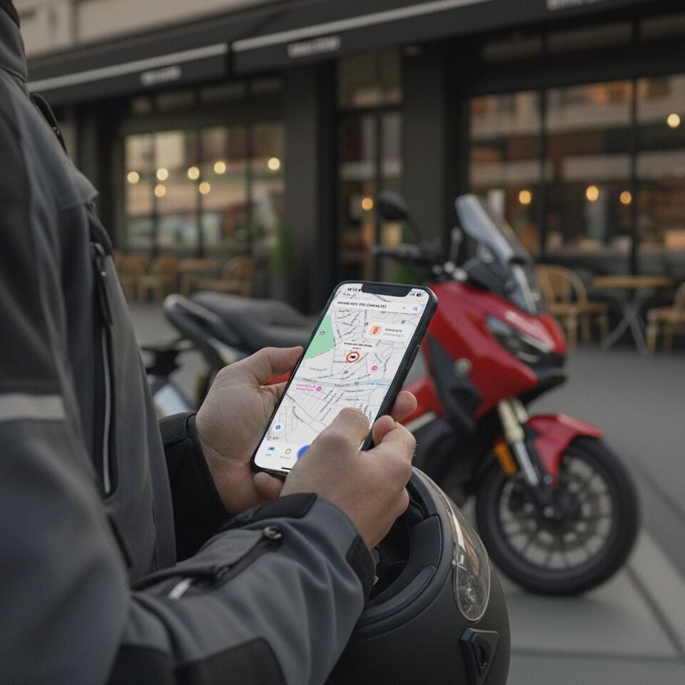 GP Garaj TKP001 Motosiklet Takip Ve Güvenlik Sistemi + Siren Alarm Modülü + Blokaj Sistemi + 1 Yıllık Lisans