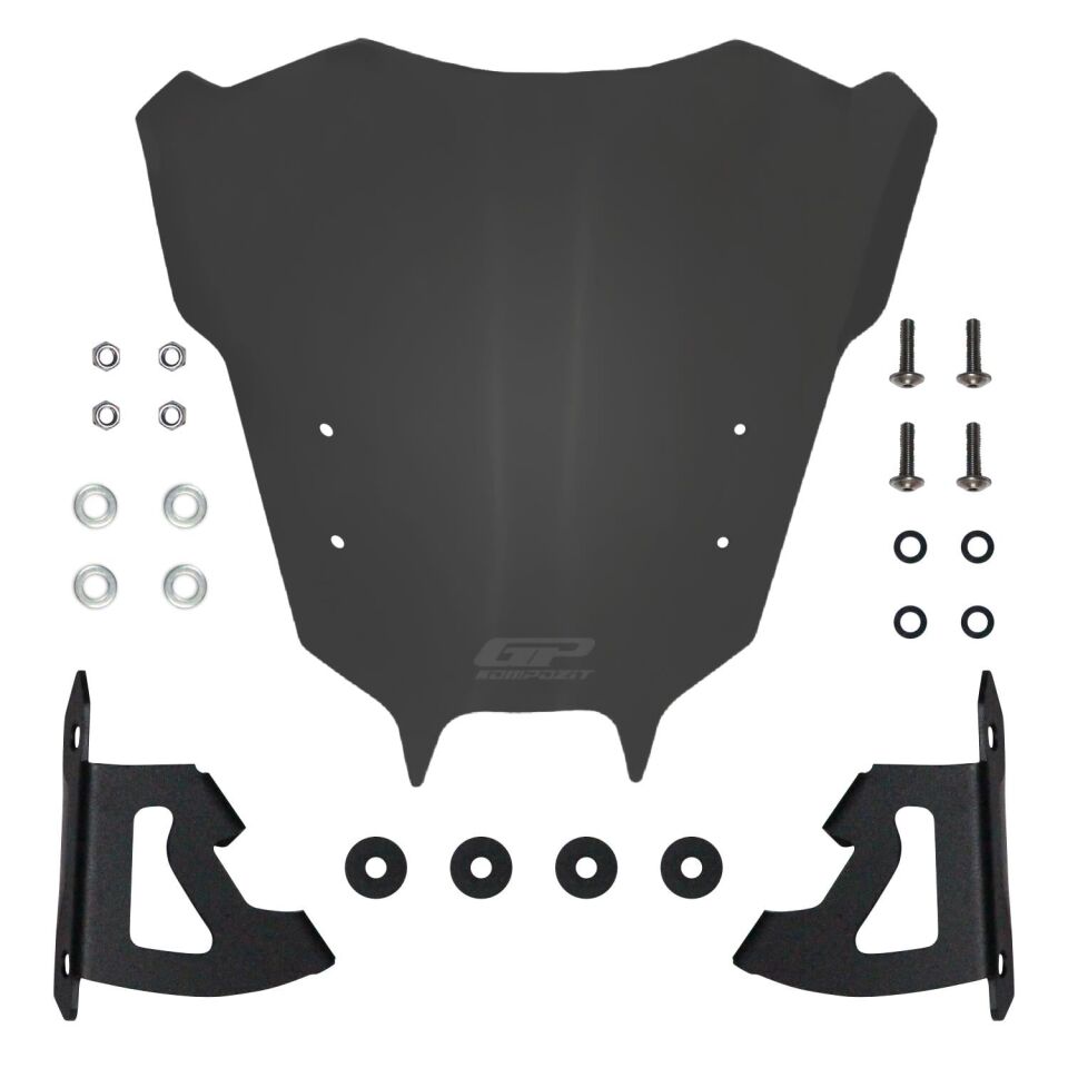 GP Kompozit Yamaha MT-09 2021-2023 Uyumlu Ön Cam Füme