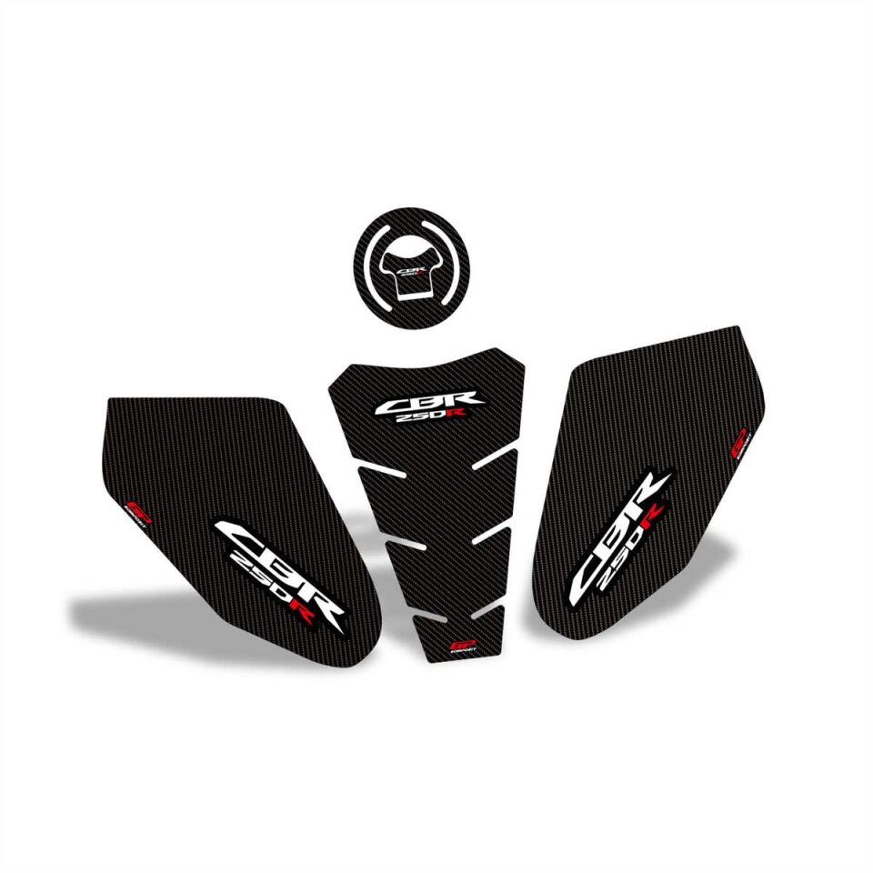 GP Kompozit Honda CBR250 2011-2012 Uyumlu Tank Pad Karbon