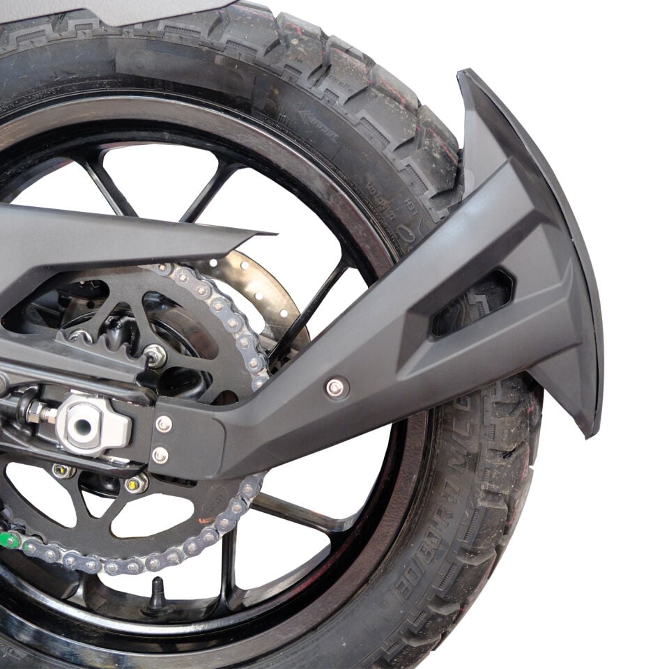 GP Kompozit KTM 390 Adventure X 2025-2026 Uyumlu Çamur Sıyırıcı Siyah
