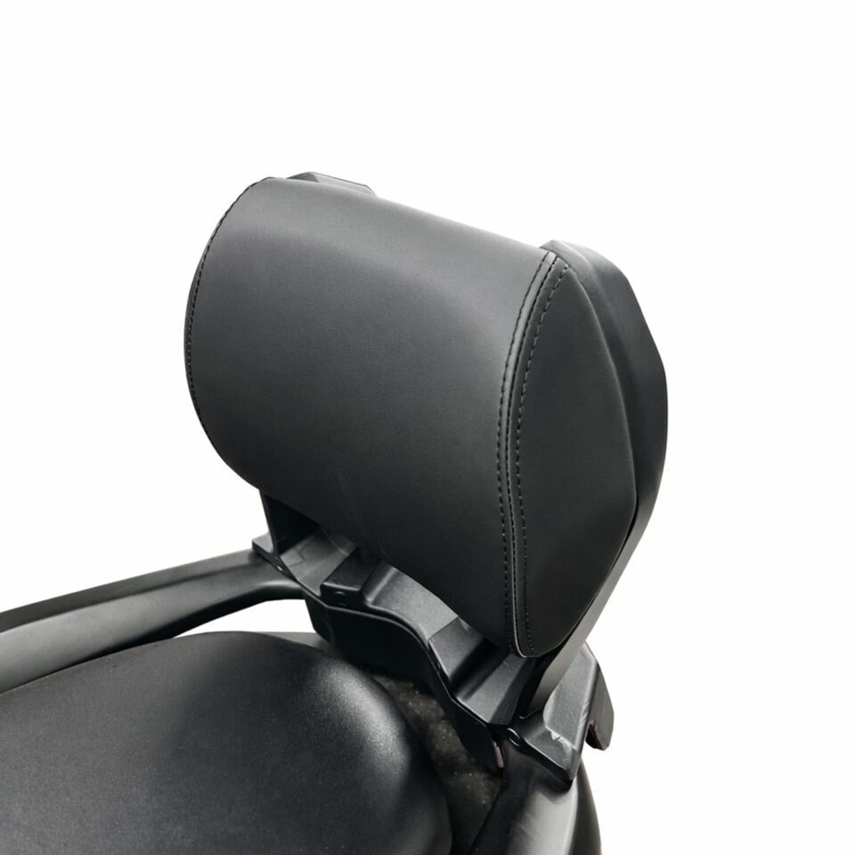 GP Kompozit Yamaha NMAX 125 / 155 2021-2024 Uyumlu Dikişli Sissy Bar Siyah