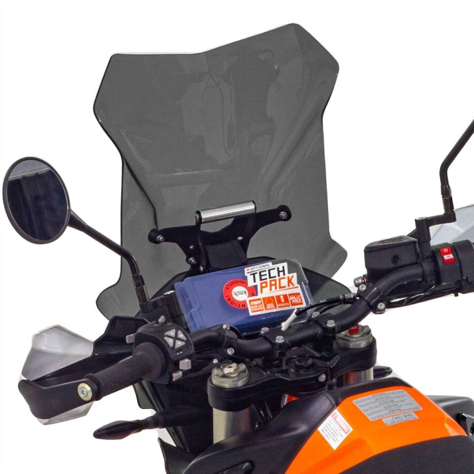 GP Kompozit KTM 790 / 890 ADV / ADV R 2021-2022 Uyumlu Ön Cam Füme