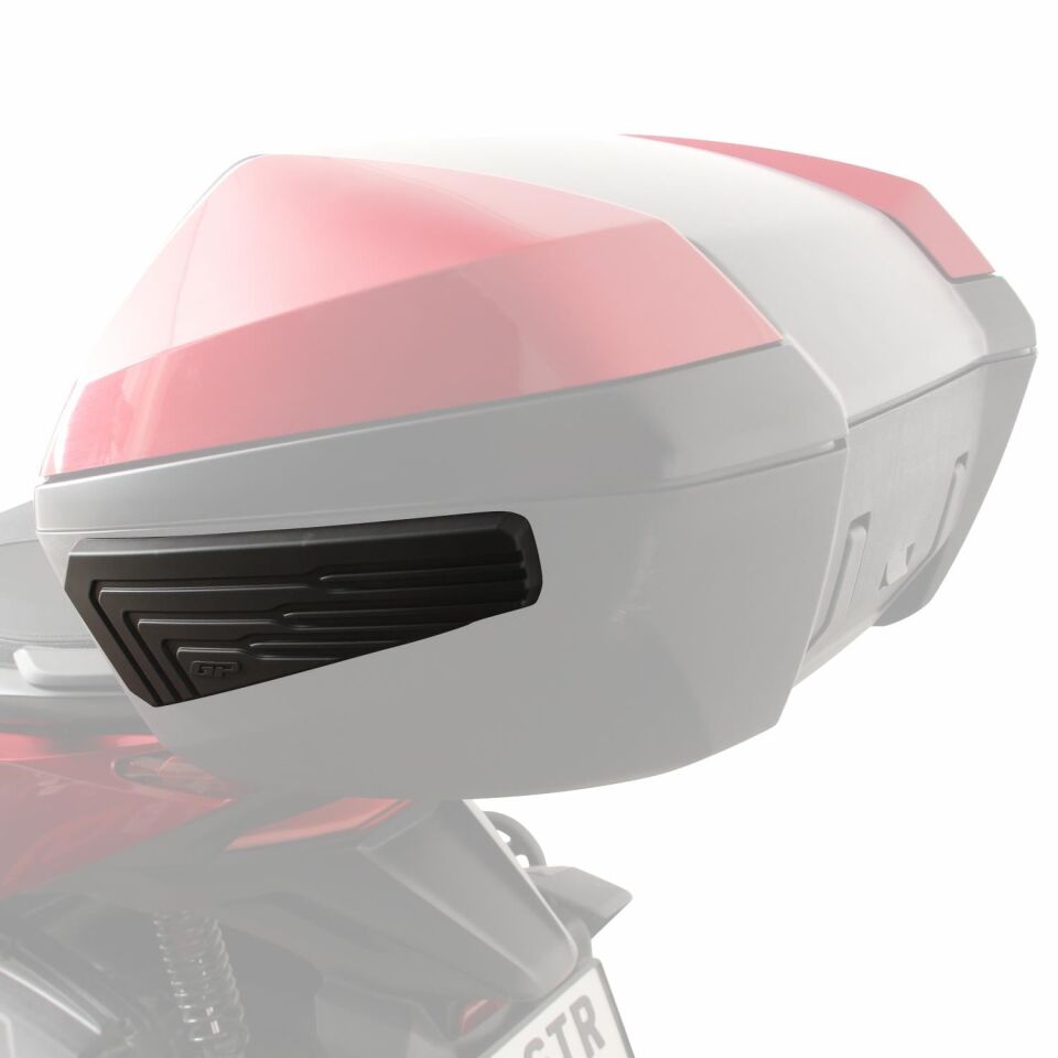 GP Kompozit Honda Forza 250 Uyumlu Motosiklet Çanta Koruma Pedi Siyah