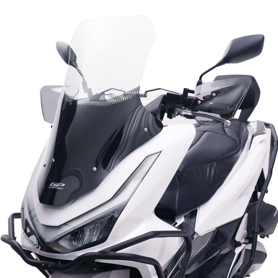 GP Kompozit Honda PCX 125 2025-2026 Uyumlu Ön Cam Şeffaf 70 cm