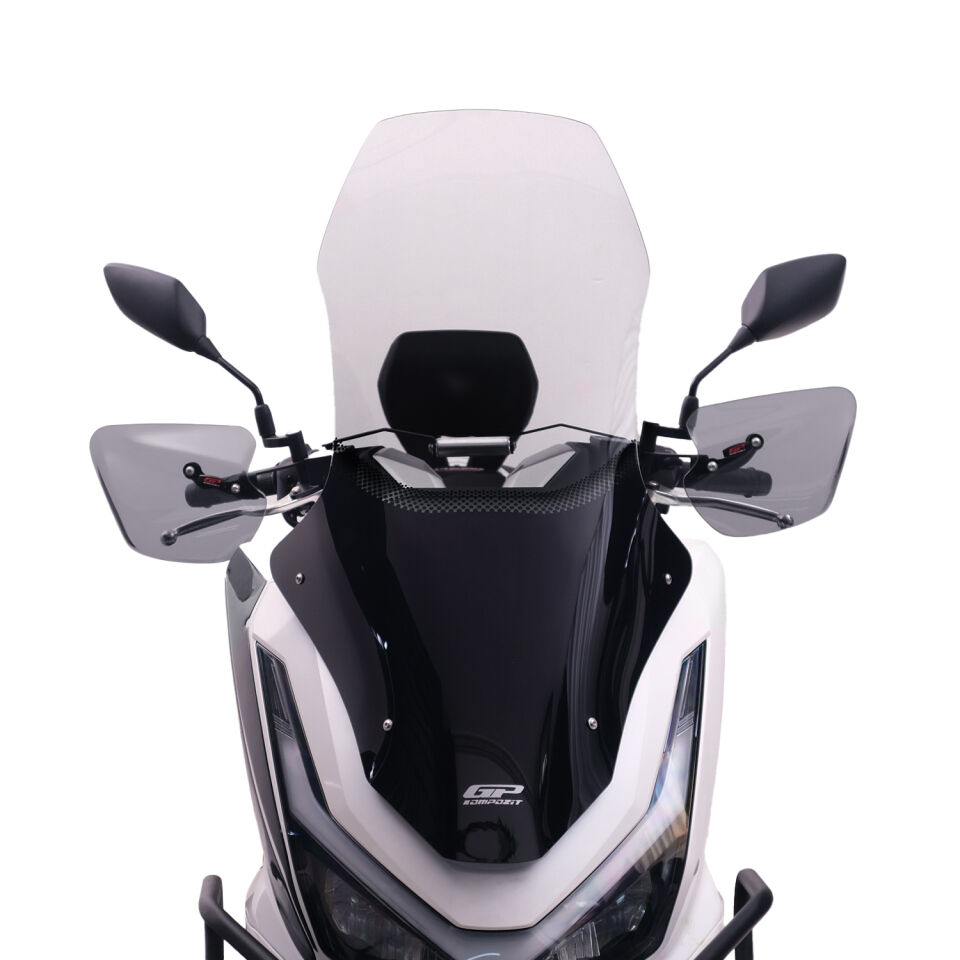 GP Kompozit Honda PCX 125 2025-2026 Uyumlu Ön Tur Camı Füme 79 cm