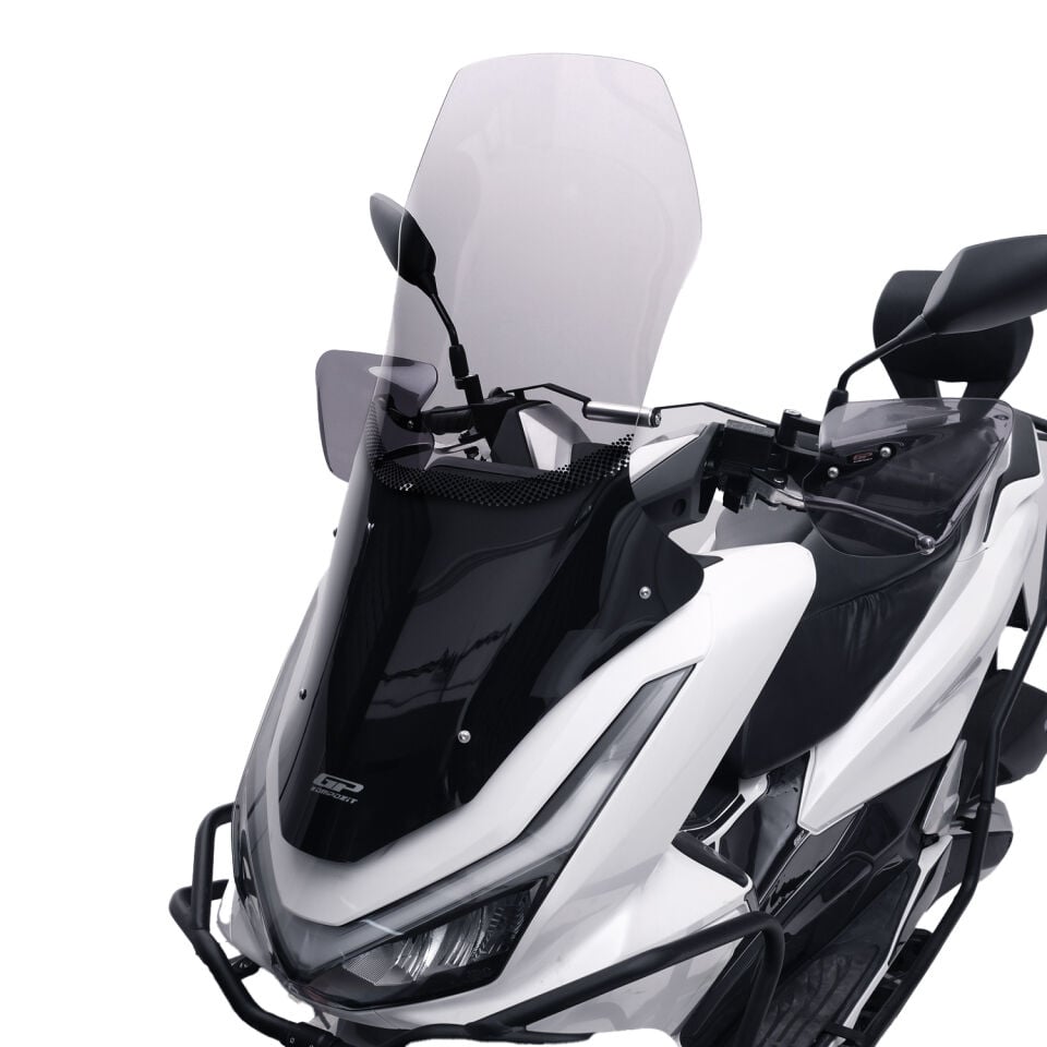 GP Kompozit Honda PCX 125 2025-2026 Uyumlu Ön Tur Camı Füme 79 cm