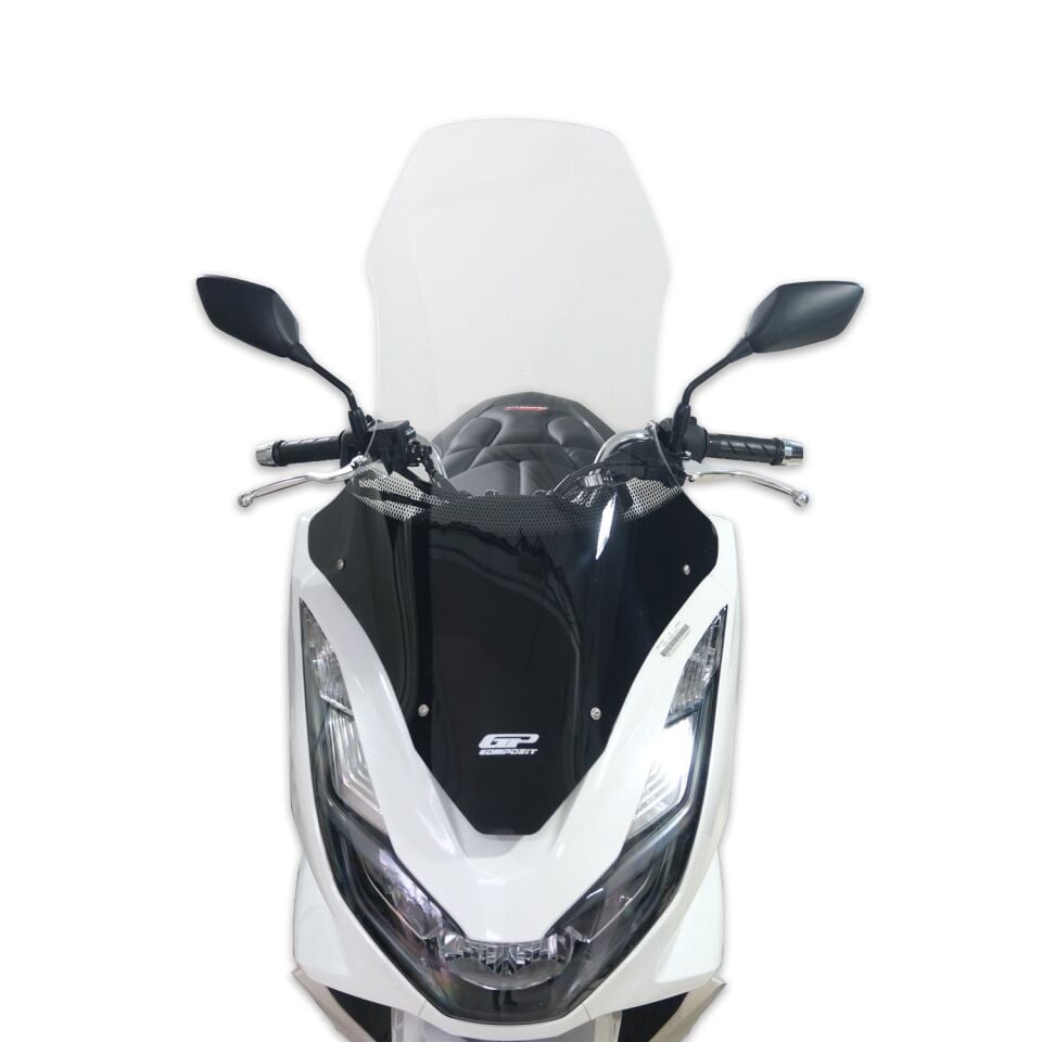 GP Kompozit Honda PCX 125 2021-2024 Uyumlu Ön Cam Şeffaf 70 cm