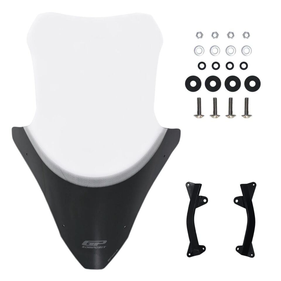 GP Kompozit Honda PCX 125 2021-2024 Uyumlu Ön Cam Şeffaf 70 cm
