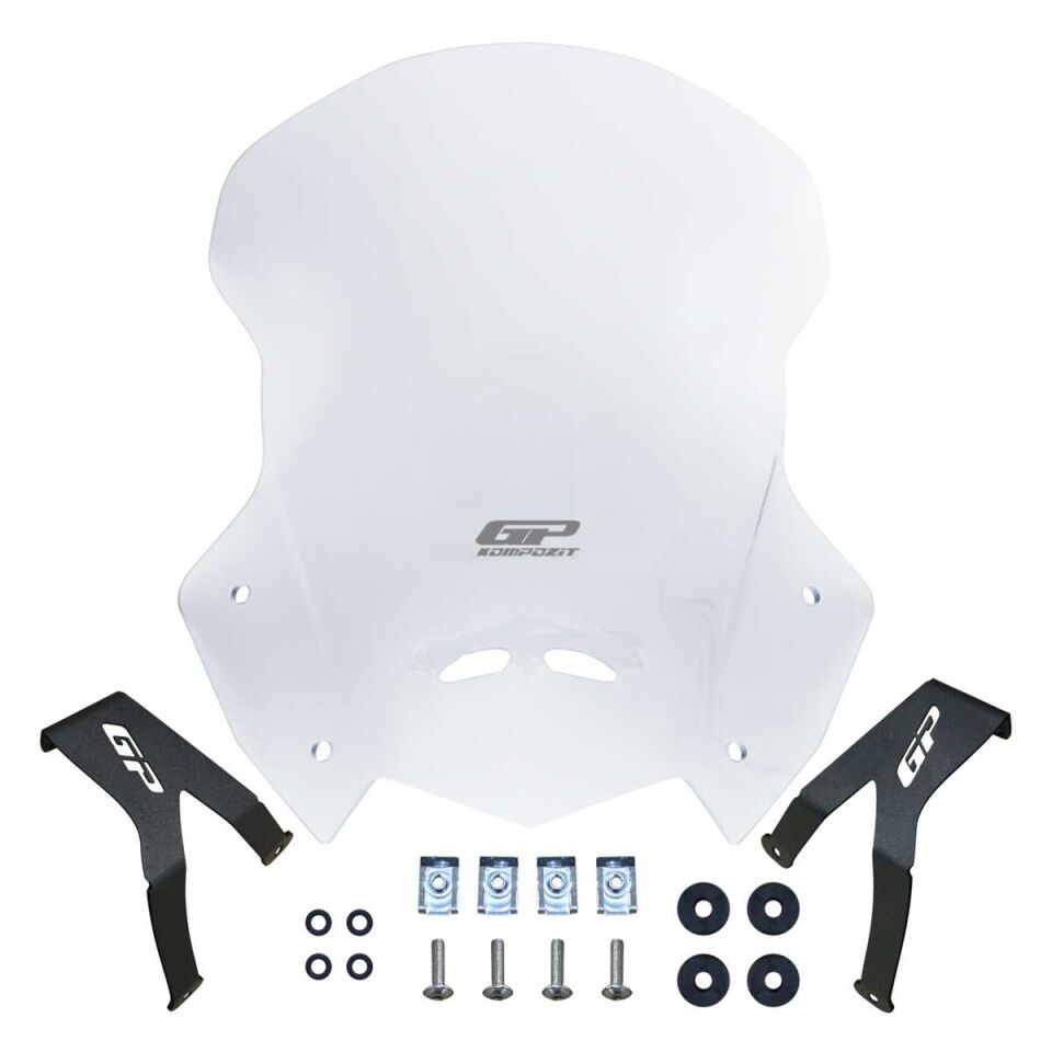 GP Kompozit Honda CRF250L / CRF300L 2023-2024 Uyumlu Ön Cam Şeffaf