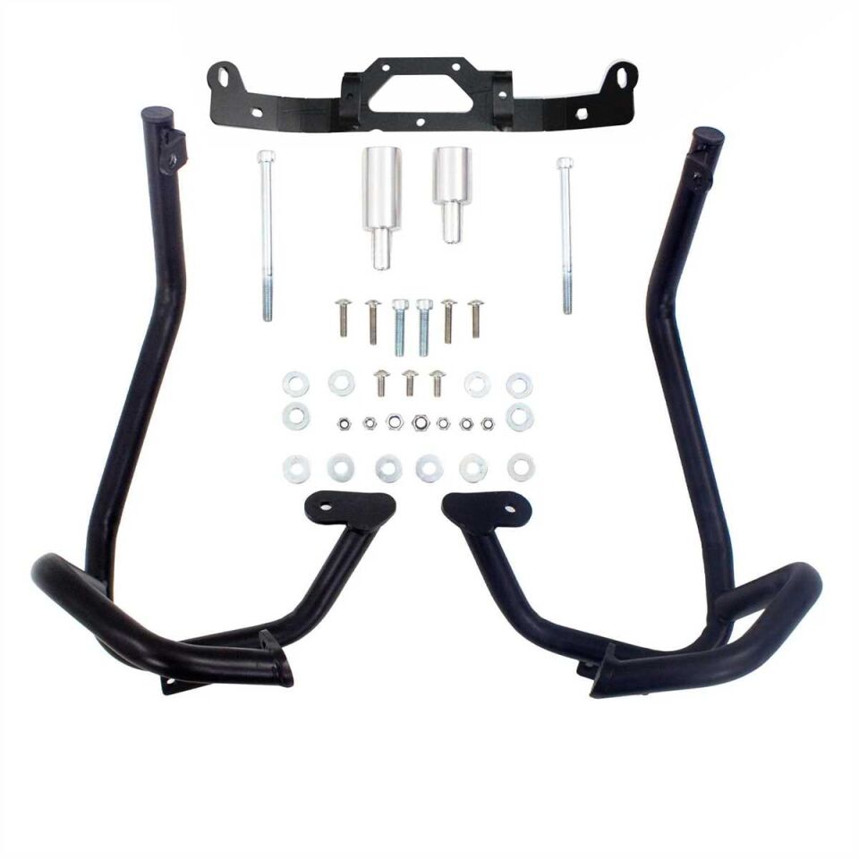 GP Kompozit KTM 790 / 890 ADV / ADV R 2021-2022 Uyumlu Motor Koruma Demiri Siyah