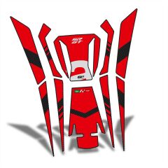 GP Kompozit Aprilia SR GT 125 / 200 2022-2023 Uyumlu Tank Pad Kırmızı