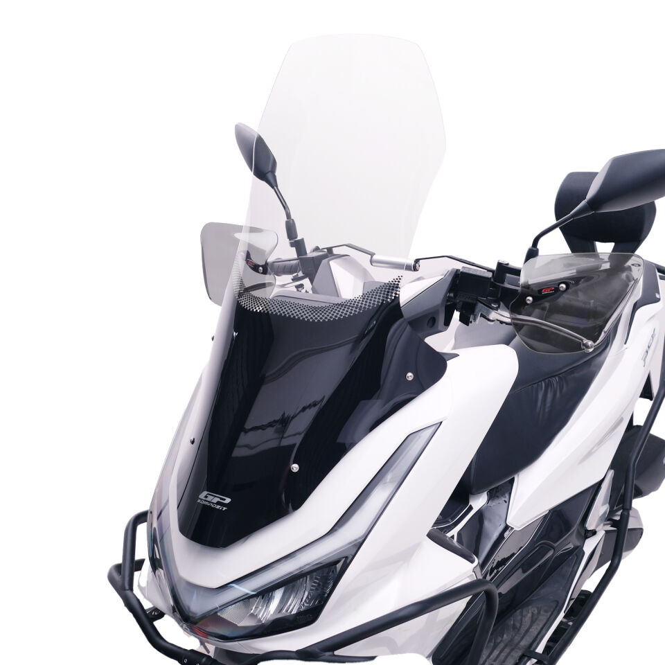 GP Kompozit Honda PCX 125 2025-2026 Uyumlu Ön Tur Camı Şeffaf 79 cm