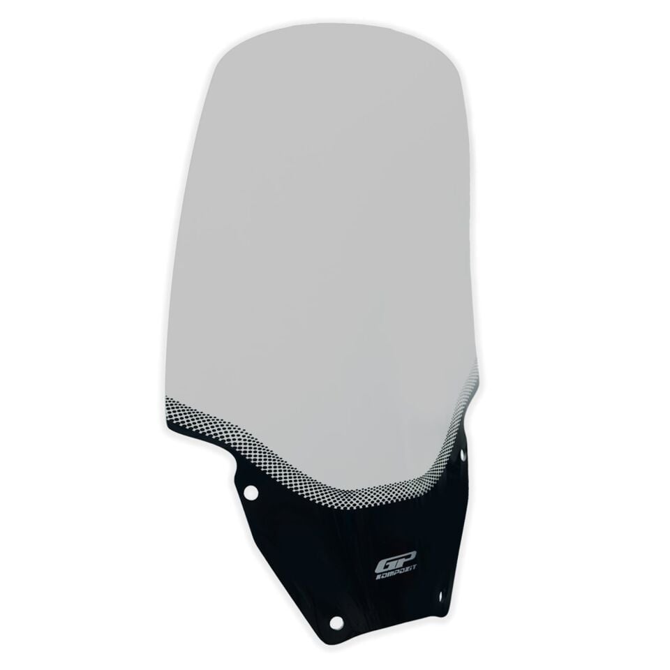 GP Kompozit Honda Forza 250 2021-2026 Uyumlu Baskılı Ön Tur Camı Füme 62 cm
