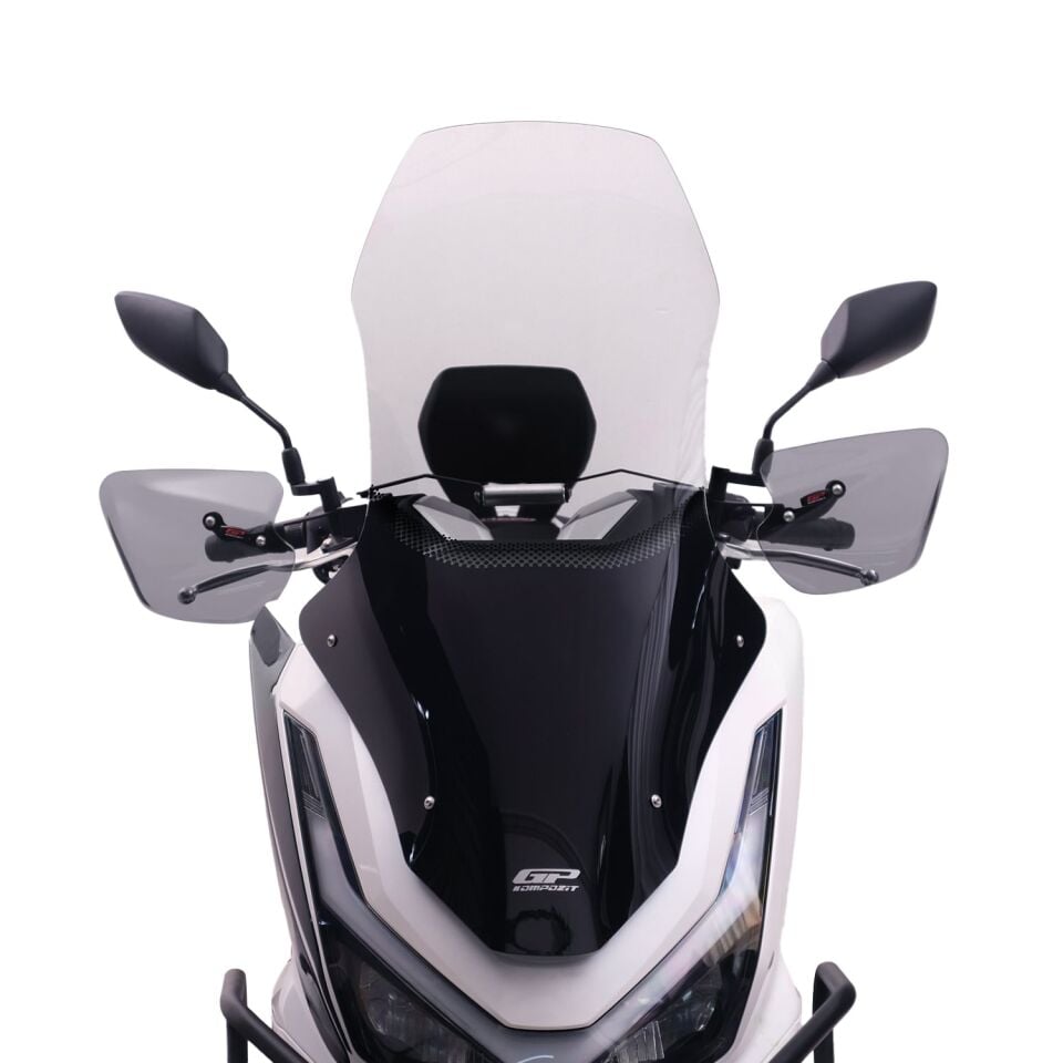 GP Kompozit Honda PCX 125 2025-2026 Uyumlu Ön Tur Camı Füme