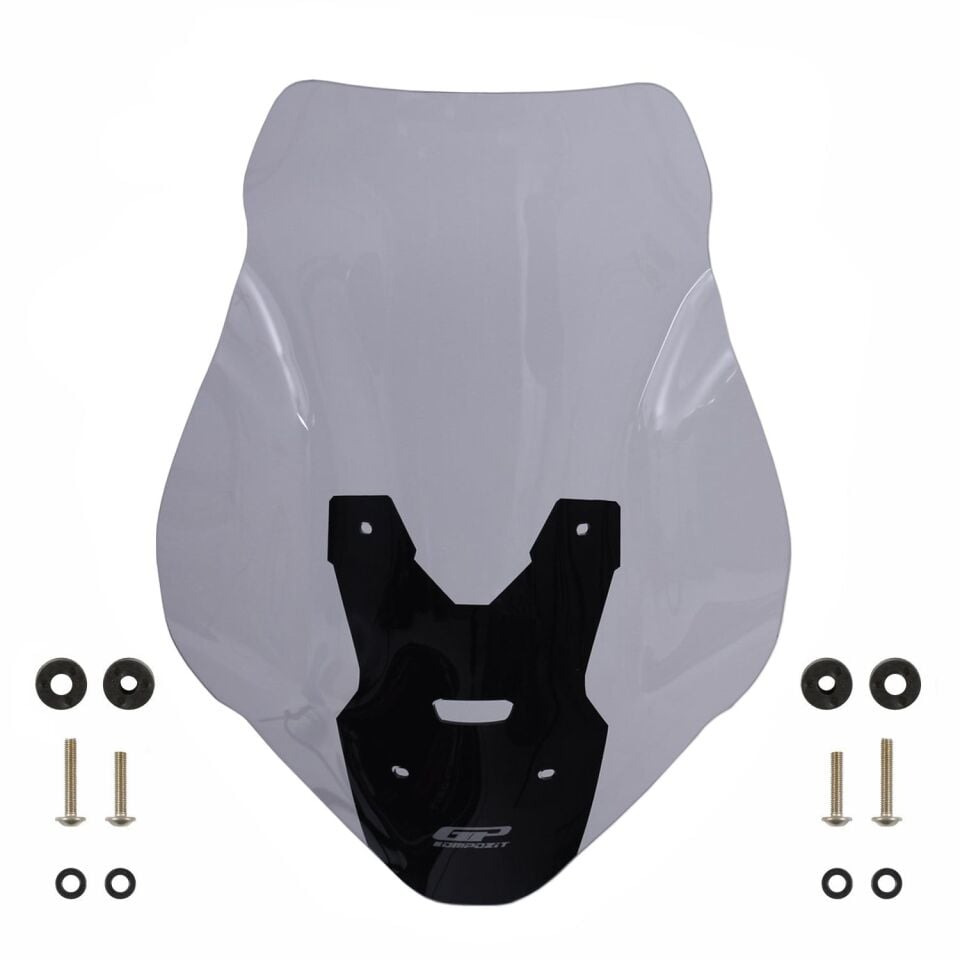GP Kompozit Honda ADV 350 2023-2026 Uyumlu Baskılı Ön Cam Füme 62 cm