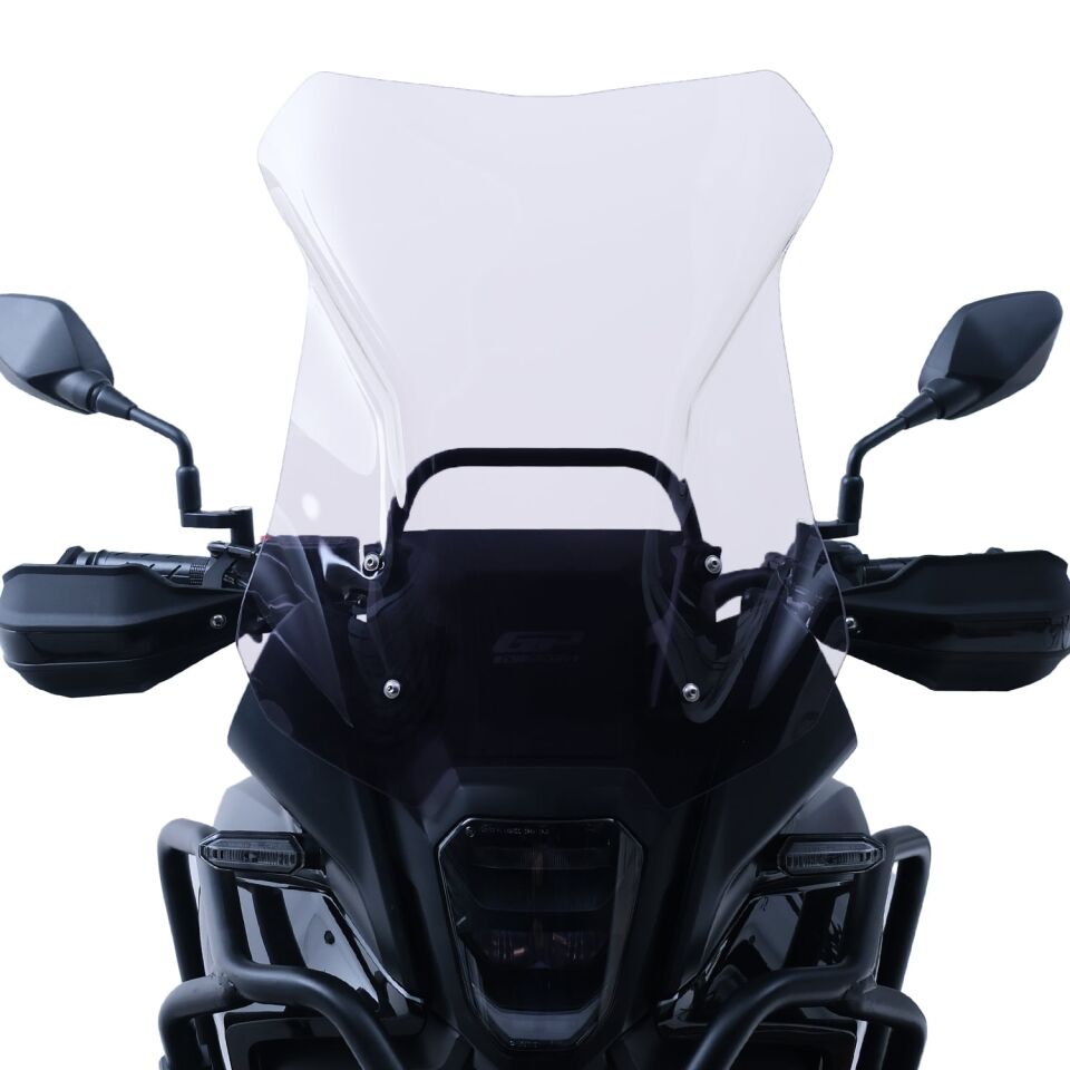 GP Kompozit Honda NX 500 2025-2026 Uyumlu Ön Cam Şeffaf 49 cm