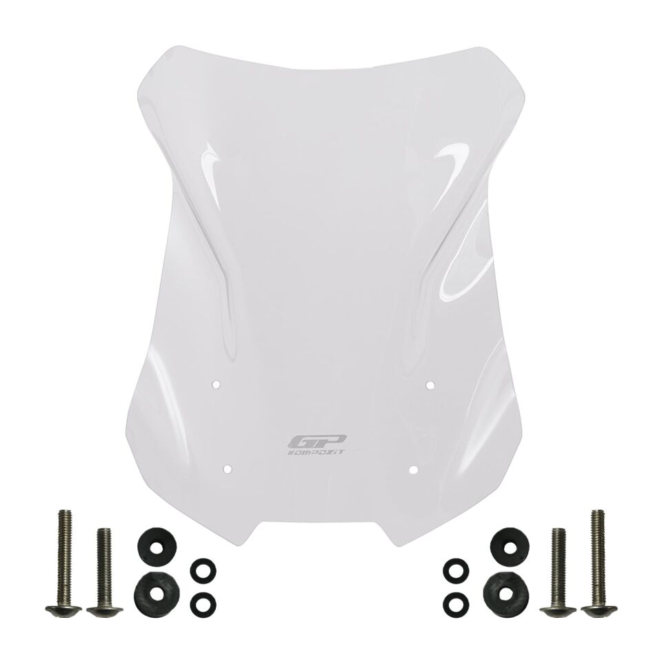 GP Kompozit Honda NX 500 2025-2026 Uyumlu Ön Cam Şeffaf 49 cm