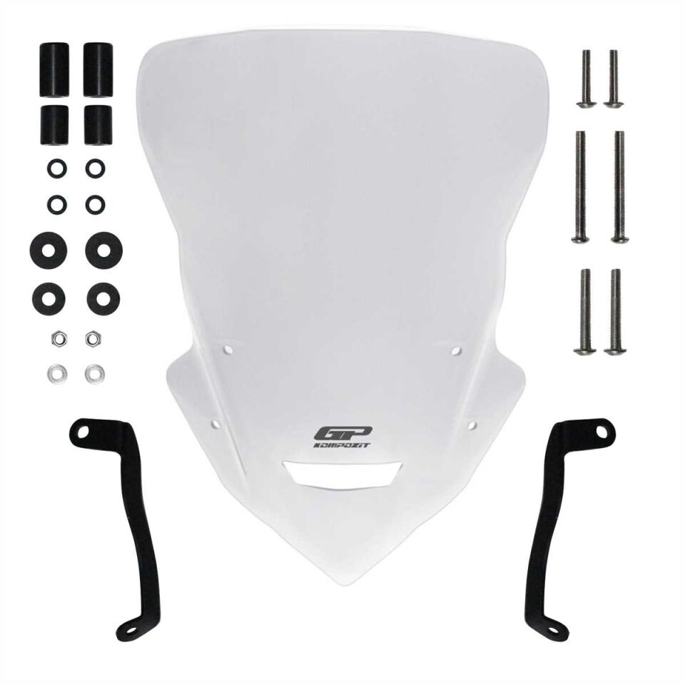 GP Kompozit Yamaha MT-25 2020-2024 Uyumlu Tur Camı Şeffaf
