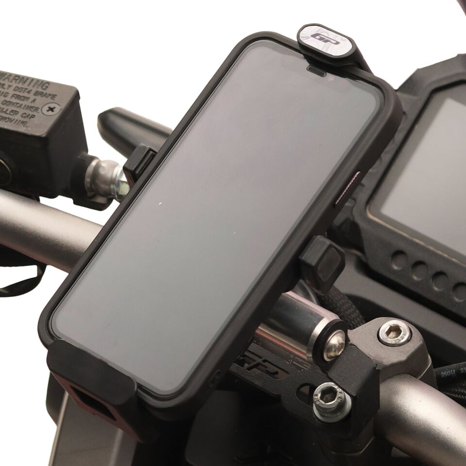 GP Kompozit TTR01 Universal Titreşim Modüllü Telefon Tutucu Beyaz-Siyah
