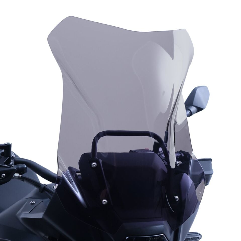 GP Kompozit Honda NX 500 2025-2026 Uyumlu Ön Cam Füme 49 cm