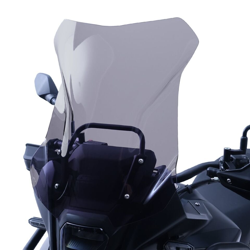GP Kompozit Honda NX 500 2025-2026 Uyumlu Ön Cam Füme 49 cm