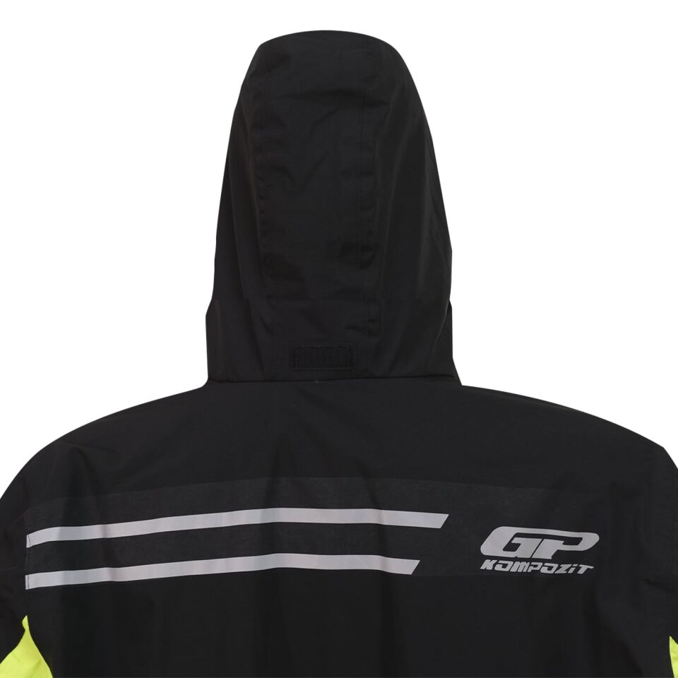 GP Kompozit YGM02 Motosiklet Alt Üst Takım Yağmurluk Siyah L