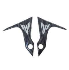 GP Kompozit Yamaha MT-07 2014-2017 Uyumlu Çamurluk Pad Seti Beyaz-Karbon