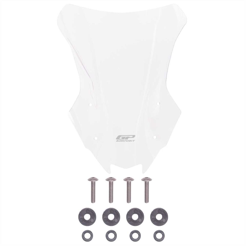 GP Kompozit Kawasaki Versys 650 2023-2025 Uyumlu Ön Cam Şeffaf