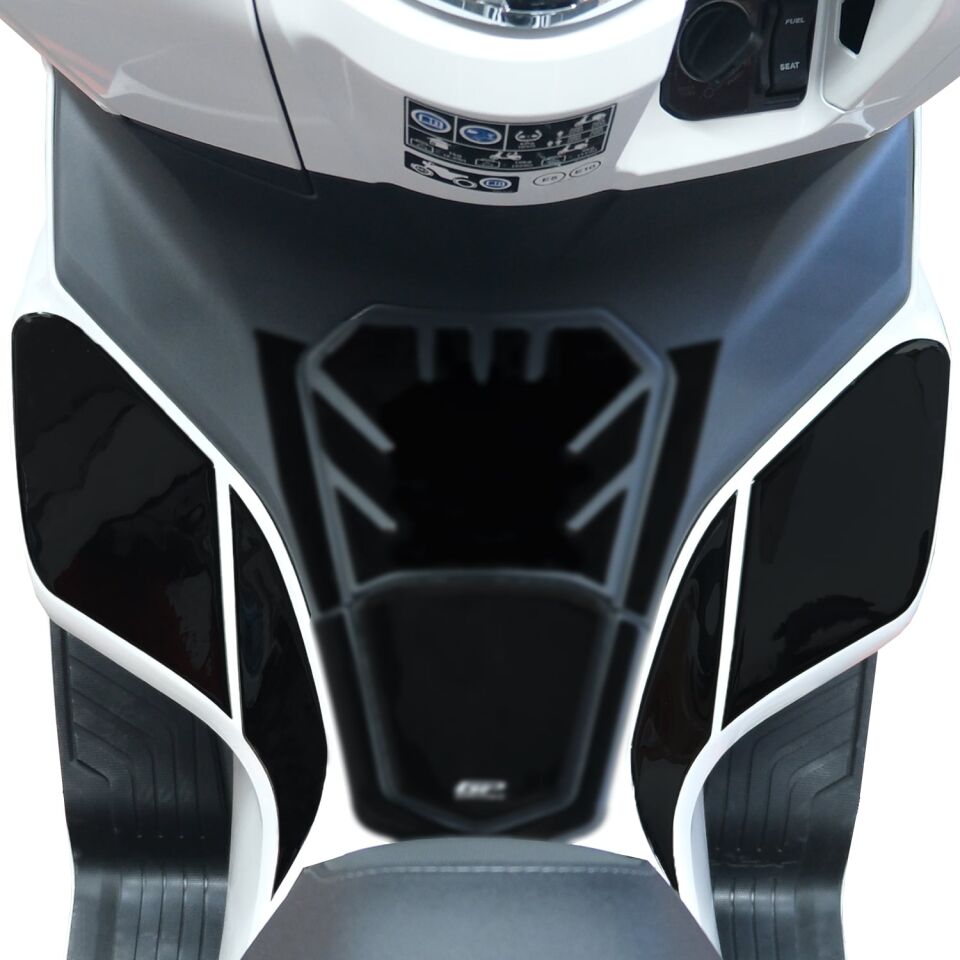 GP Kompozit Honda PCX 125 2021-2024 Uyumlu Yan Pad Siyah