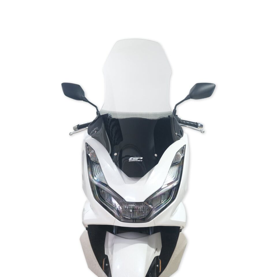 GP Kompozit Honda PCX 125 2021-2024 Uyumlu Ön Tur Camı Şeffaf 79 cm