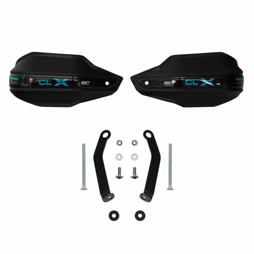 GP Kompozit CF Moto 700 CL-X 2022-2024 Uyumlu Plastik Elcik Koruma Siyah