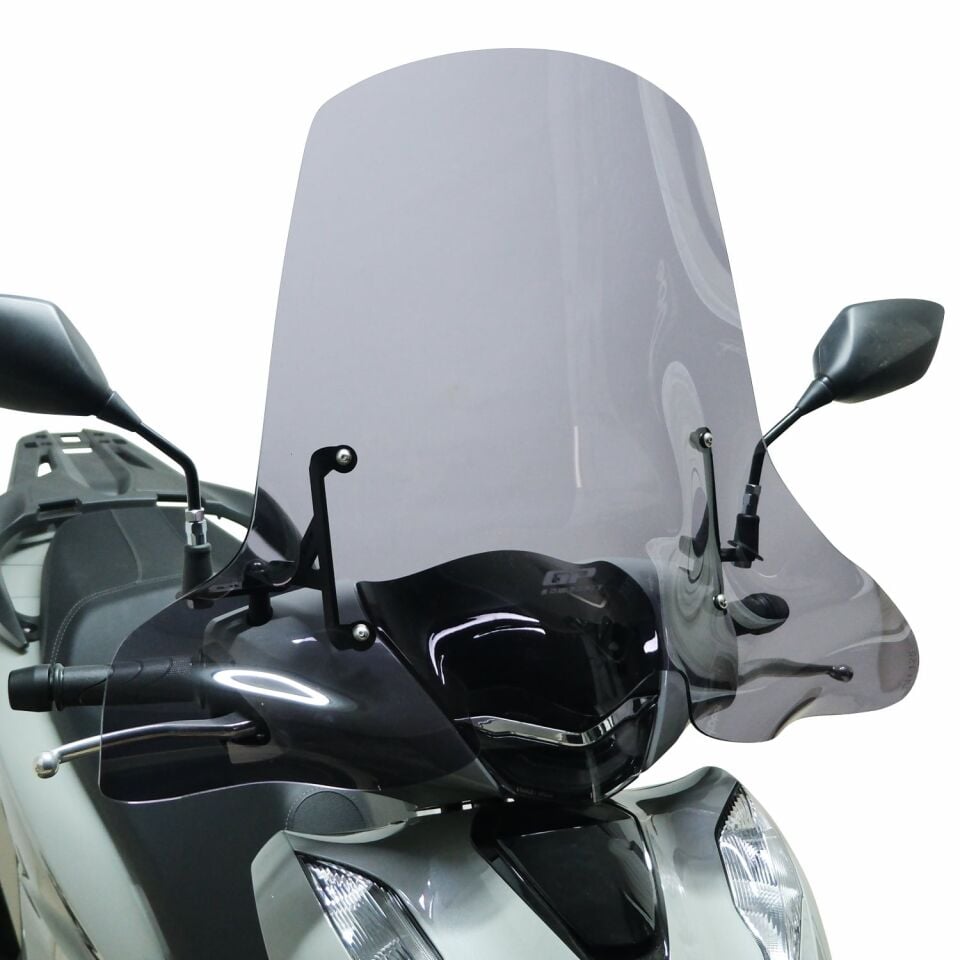 GP Kompozit Honda SH 125 2024-2025 Uyumlu Ön Cam Şeffaf 55 cm