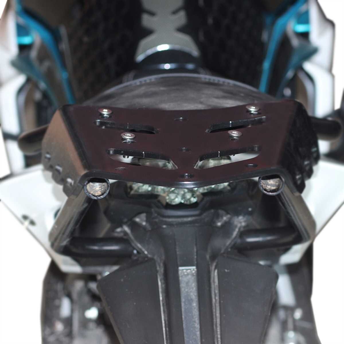 GP Kompozit CF Moto 400 NK 2017-2020 Uyumlu Arka Çanta Demiri Siyah
