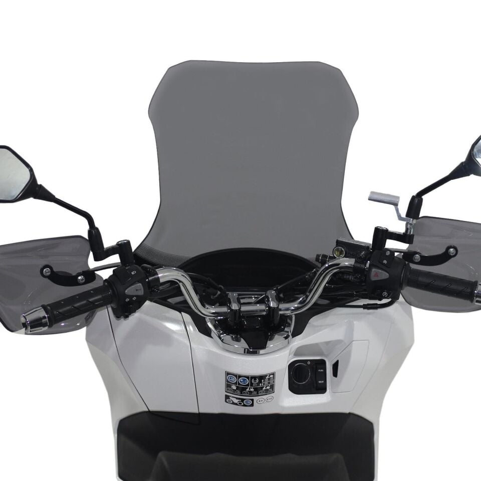 GP Kompozit Honda PCX 125 2021-2024 Uyumlu Ön Cam Füme 70 cm