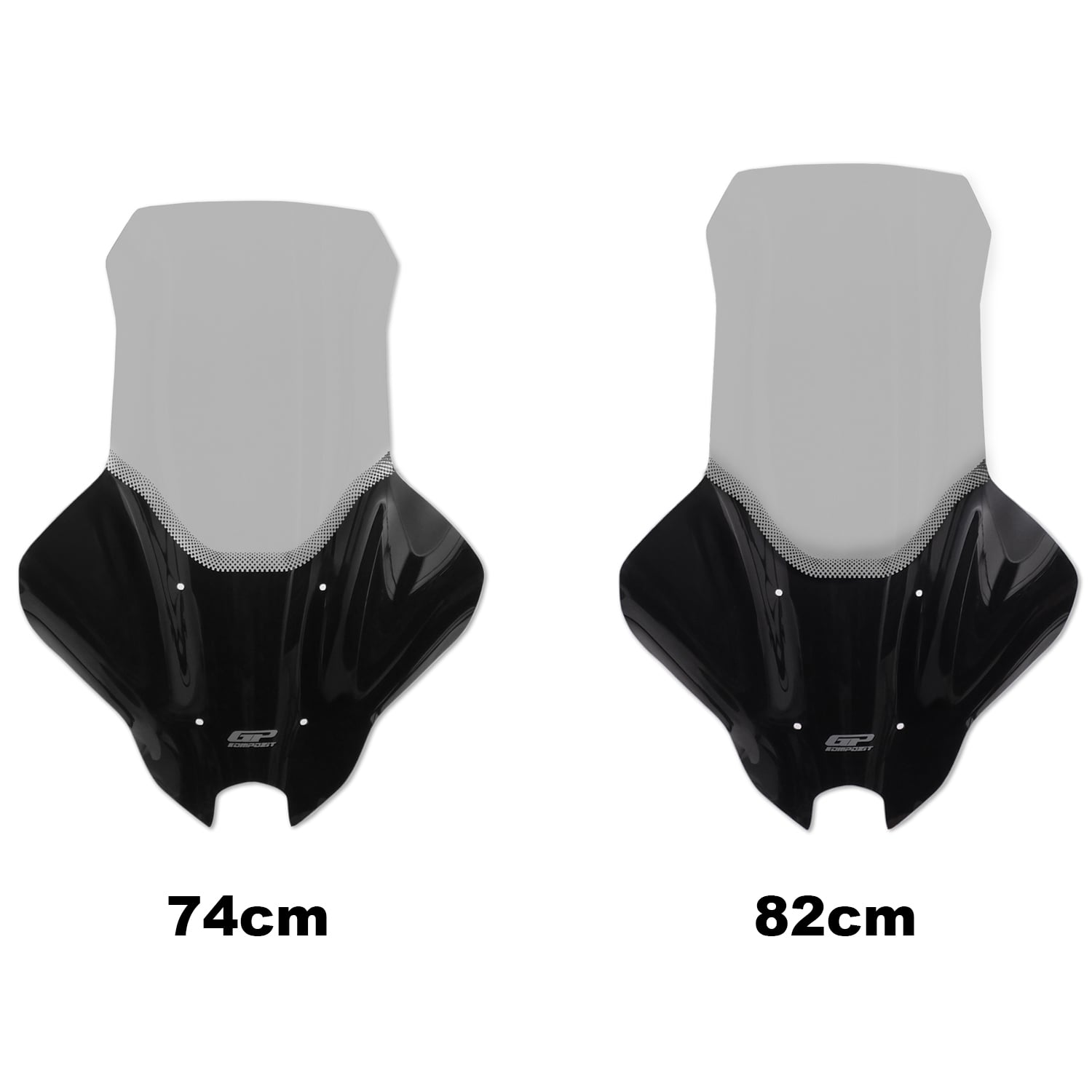 GP Kompozit Yamaha NMAX 125 / 155 2025-2026 Uyumlu Elcikli Tur Camı Füme 74 cm