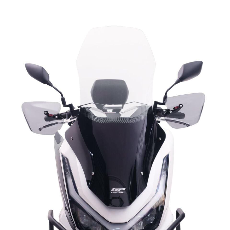 GP Kompozit Honda PCX 125 2025-2026 Uyumlu Ön Tur Camı Şeffaf