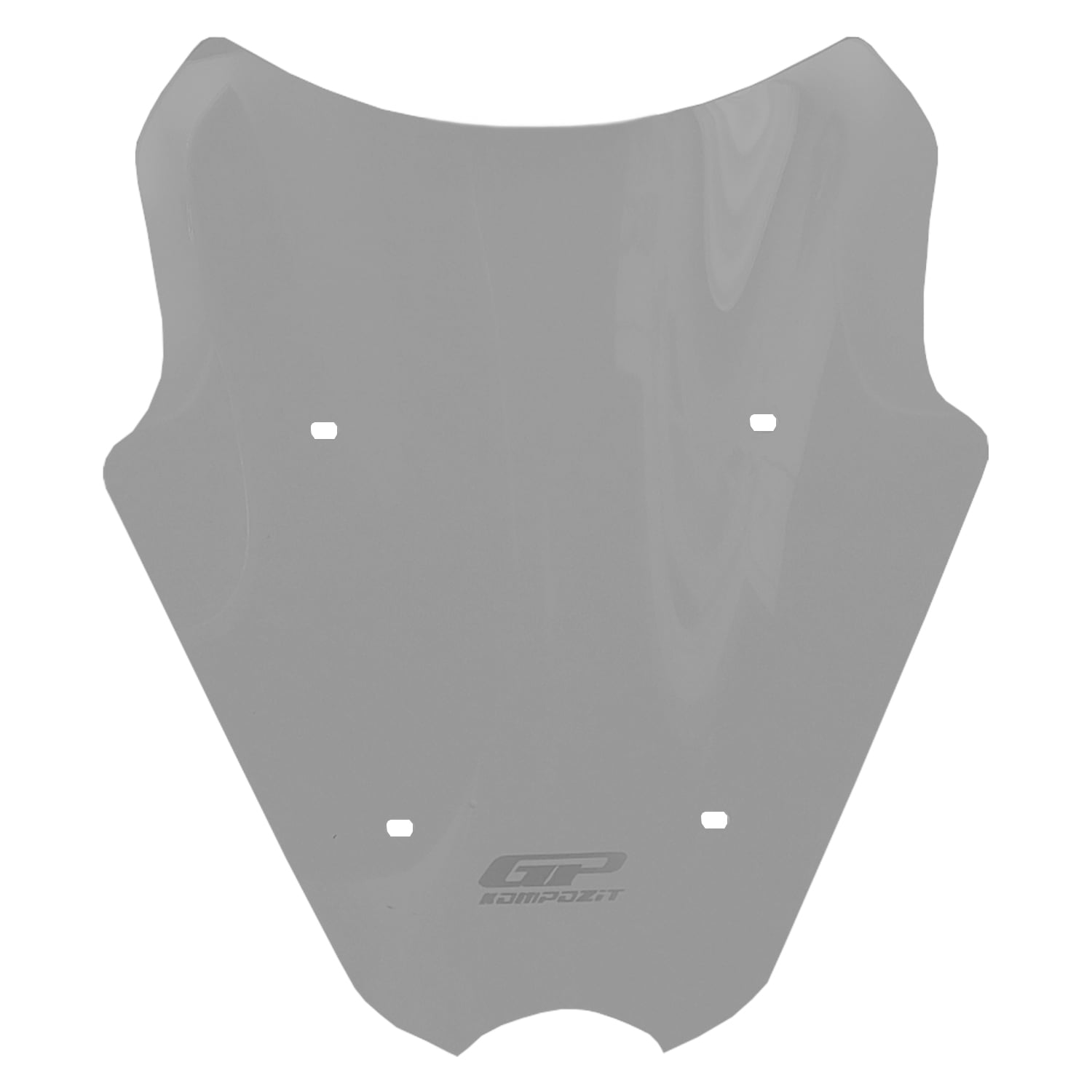 GP Kompozit Yamaha NMAX 125 / 155 2025-2026 Uyumlu Kısa Ön Cam Füme 40 cm