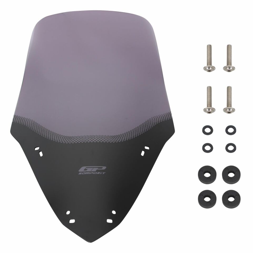 GP Kompozit Yamaha XMAX 250 2024-2026 Uyumlu Ön Cam Füme 64 cm