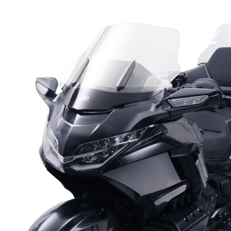 GP Kompozit Honda Gold Wing 2018-2025 Uyumlu Ön Tur Camı Şeffaf 57 cm