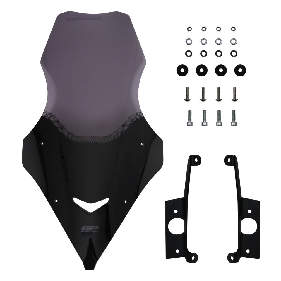 GP Kompozit SYM Jet X 125 2022-2025 Uyumlu Ön Cam Füme 79 cm
