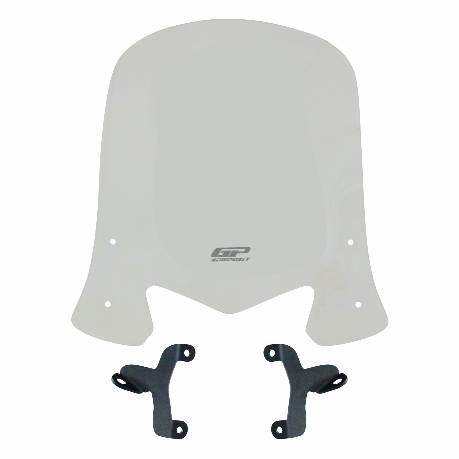 GP Kompozit TVS Jupiter 110/125 2023-2024 Uyumlu Ön Cam Şeffaf 42 cm