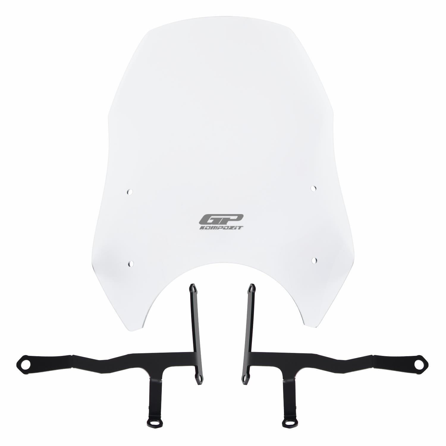GP Kompozit Honda CL 250 2023-2025 Uyumlu Ön Cam Şeffaf 39 cm