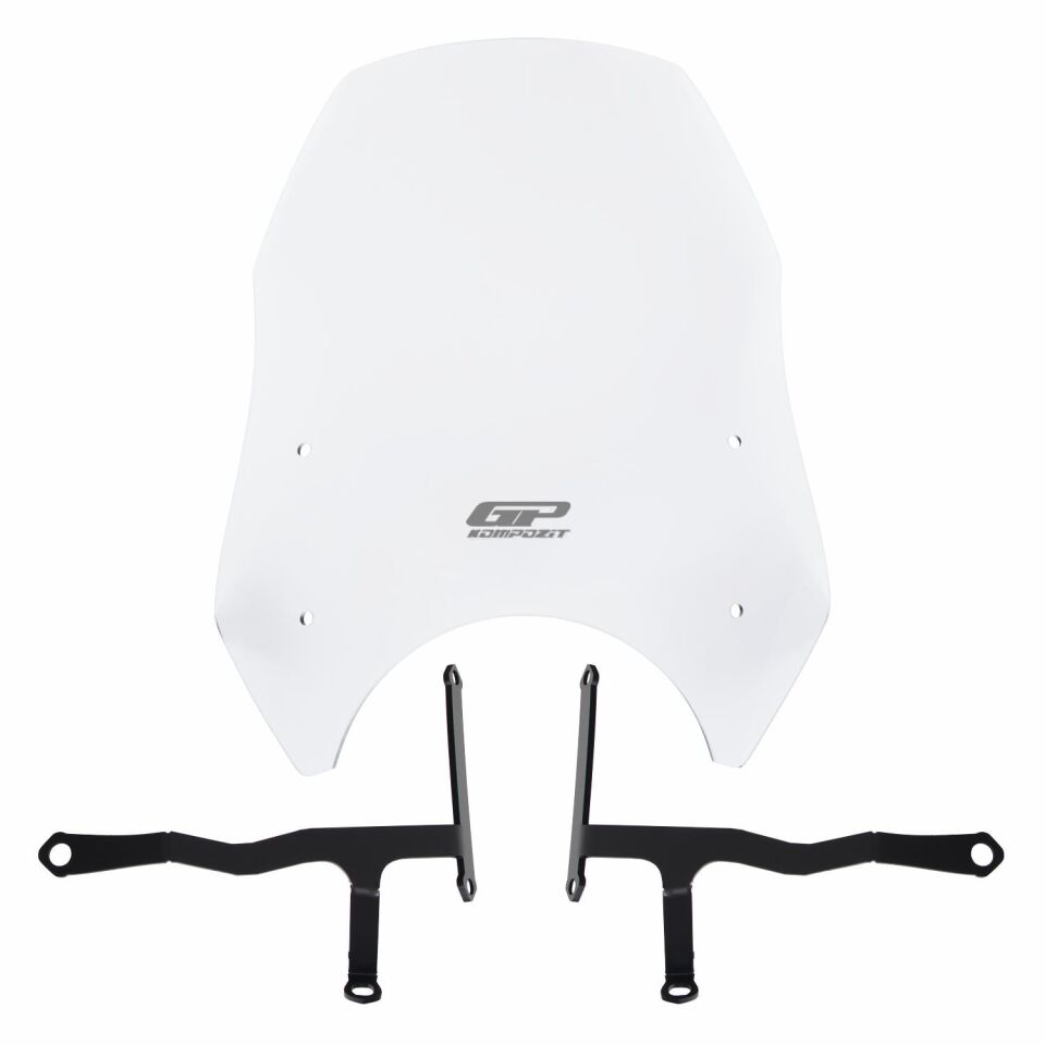 GP Kompozit Honda CL 250 2023-2025 Uyumlu Ön Cam Şeffaf 39 cm